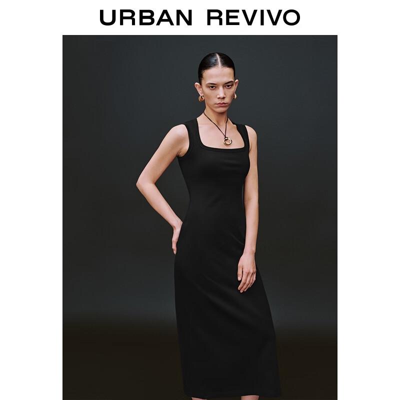 

UR Women s Pleated Back Slit Sleeveless Maxi Dress S