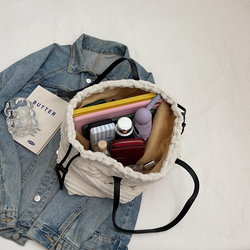 Všestranná nová líná prémiová taška na dojíždění přes rameno jednoduchá ležérní taška se stahovací šňůrkou