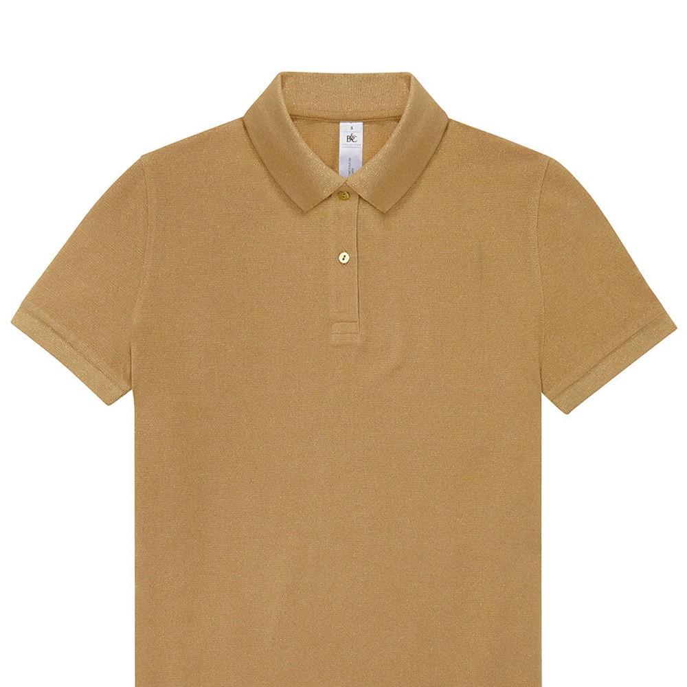 B&C Womens/Ladies My Polo 180 Metallic Polo Shirt