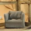 Smooth cotton Tiny Sofa Model For 1 12 Model house Displays Detachable For Realistic Home Trim