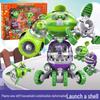 Plants vs. Zombies 2 Transforming Toys: Peashooter, Chomper, Shark, Doctor, Mecha, Giant Boy