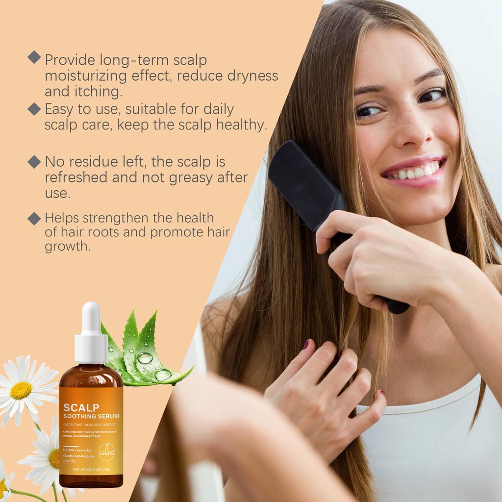 Scalp Repairs TreatmentSerum Gentle Care For Irritated Scalp, For Dry,  Irritated Scalp(100ml)