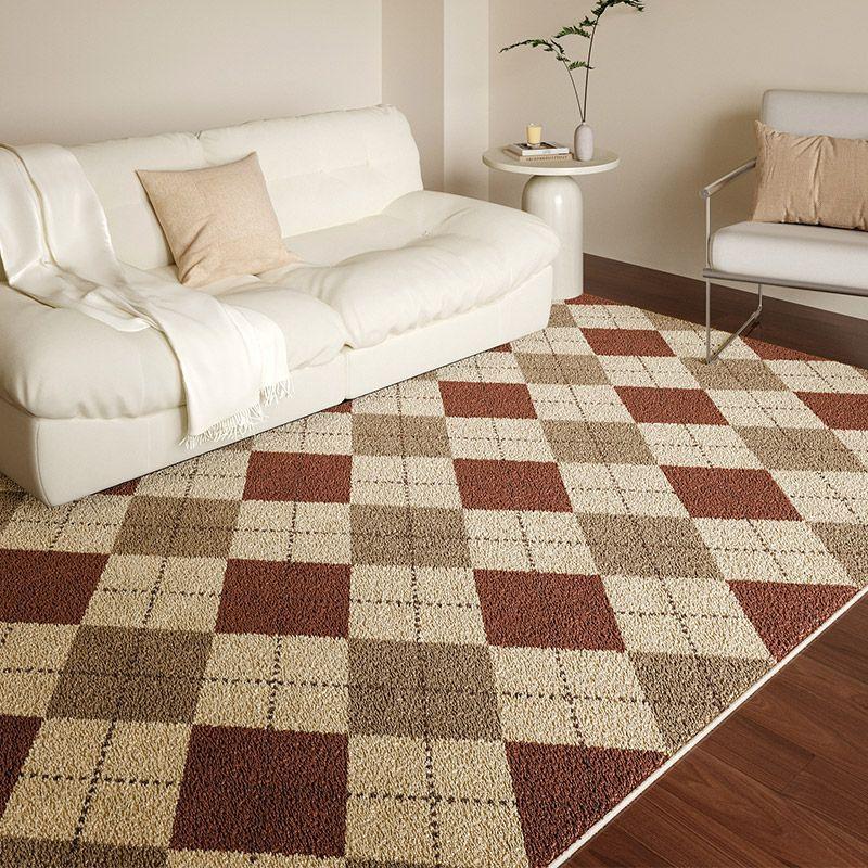 Living Room Carpet Sofa Coffee Table Mat Home Imitation Cashmere Bedroom Bedside Carpet Large Area Plush Floor Mat