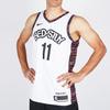 Nike NBA City Edition Jersey, SW Fan Version, 2019-2020 Season, Brooklyn Nets, Kyrie Irving #11, Loose Fit Men Jersey White AV4622-102