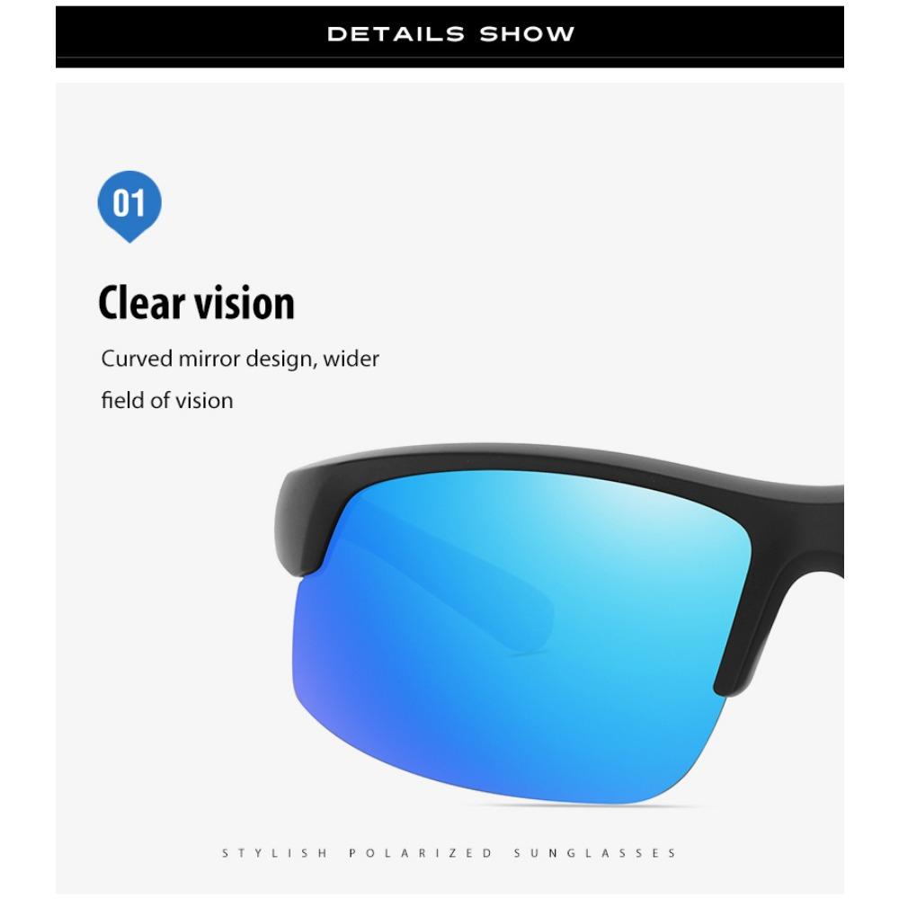 aoron Sunglasses Men's Outdoor Colorful Polarized Sunglasses Fashion Sunglasses