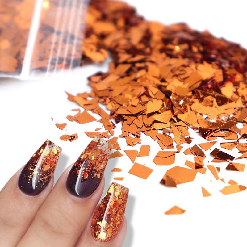 10G/sacchetto laser frammenti irregolari unghie glitter 10 tipi di decorazione unghie illusoria PET fai da te toppa per unghie decorazione design
