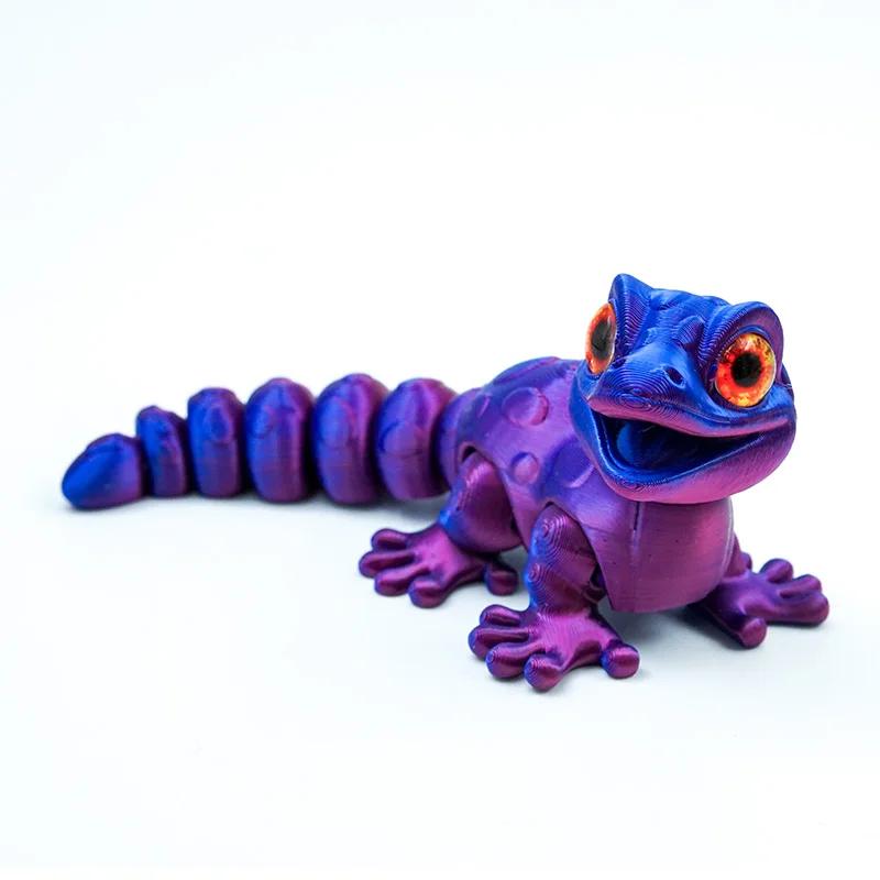 

3D-печатная многосуставная подвижная модель животных Детские игрушки Милая рельефная сенсорная игрушка Забавные аксессуары для дома Подарок для детей Настольное украшение 13.8CM