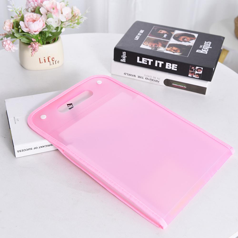 Handheld Organ Bag Folder A4 Large Capacity Student Exam Paper Storage Bag 13 Layers Ticket File Classification Storage Bag