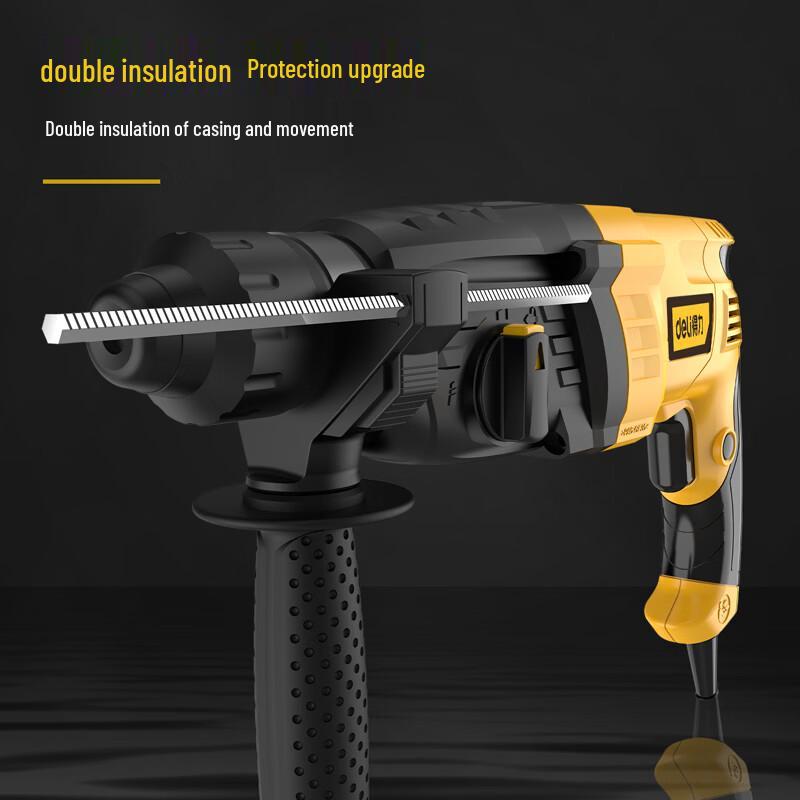 Deli 800W Electric Hammer Drill CN Plug (adapter Included)