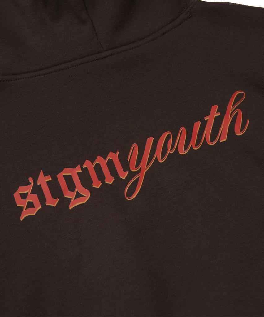 [Stgm Youth] Logo Hoodie Brn
