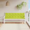 Garden Bench Cushion Light Green 200x(50+50)x7 Cm Oxford Fabric