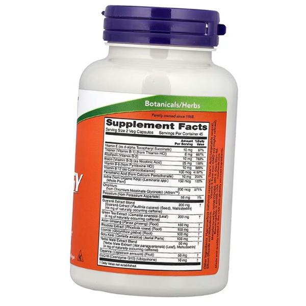 Energy, Energy, Now Foods  90vegcaps (71128151)