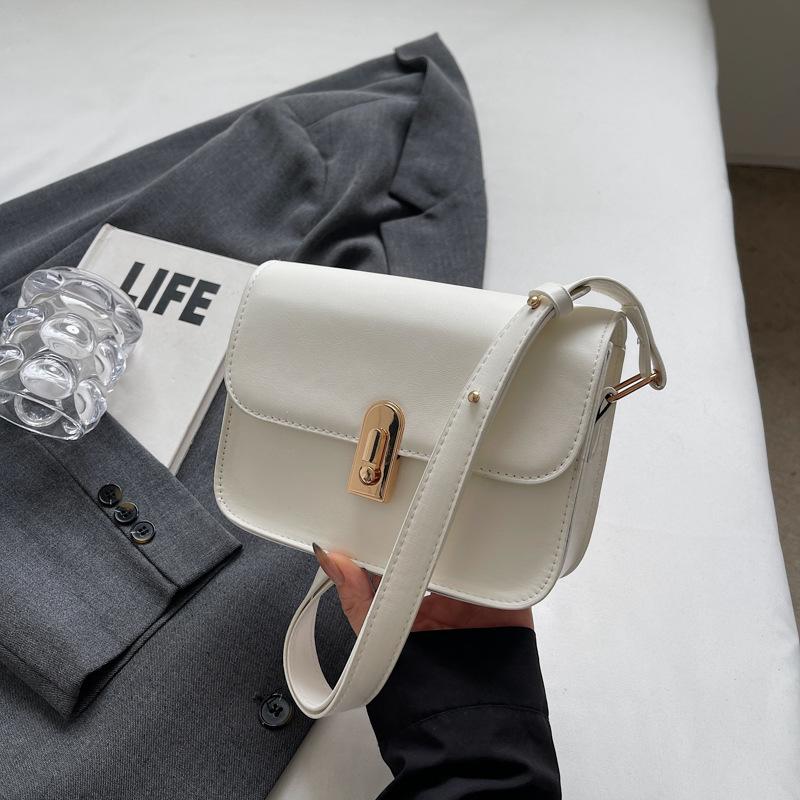 

Korean niche underarm bag women s 2025 new trendy retro small square bag simple multi-functional shoulder bag messenger bag бежевий