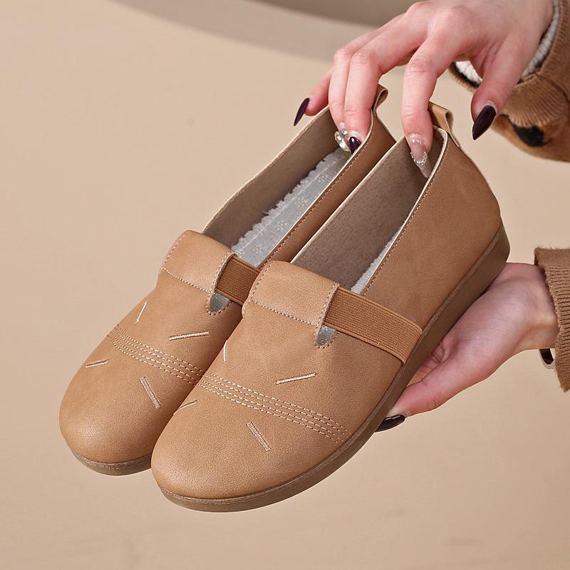 New Beijing Cloth Shoes Women's Single Shoes Breathable Comfortable Soft Sole Women's Shoes Work Shoes Casual Shoes