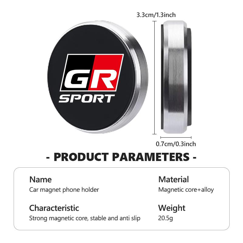 For S0 Alloy Car Phone Holder Mount Stand GPS Mobile Cell Support Clip GR Sport Corolla Yaris Aygo Prius RAV4 Crown CHR JH0