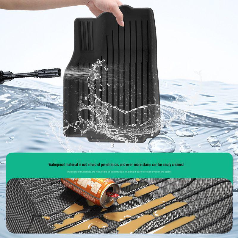 Tesla Model Y 2025 Waterproof TPE Floor, Trunk & Backrest Mats