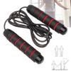 Adjustable Skipping Rope with Iron Bar, Rapid Speed, Tangle-Free, Gym Fitness, Home Exercise, Slim Body, 2.8m, Jump Ropes