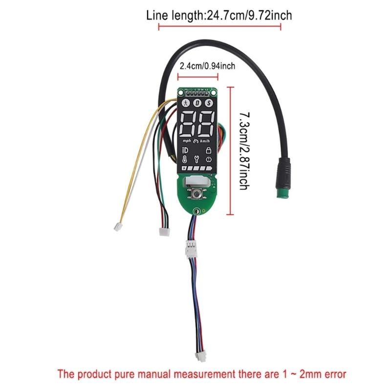 Digital Display Instrument Module for 3 Lite Electric Scooter Bluetooth-compatible Dashboard Repair Circuit Board