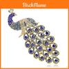 Animal Peacock Brooch Pin With Alloy Electroplating For Fashion Women