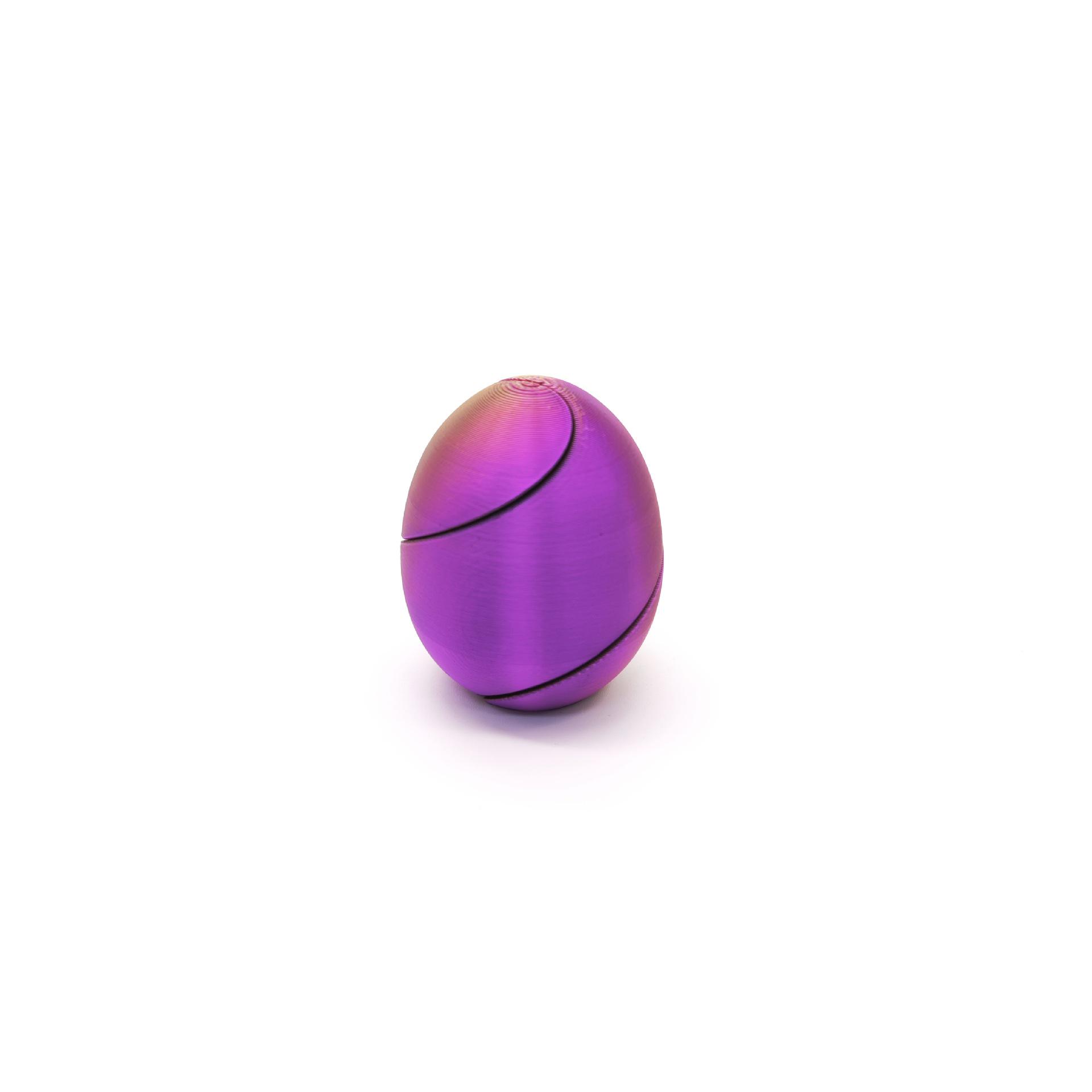 3D Printed Spiral Egg Toy - Creative Decompression Easter Artifact