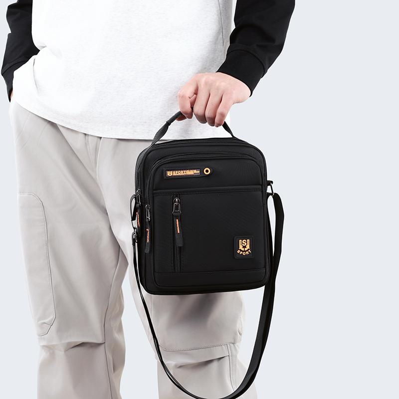 Men's Business Crossbody Shoulder Bag – Durable Oxford Cloth Sling with Big Capacity & Multiple Compartments