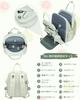 Bag Capacity 18 Mom With Thermal Large Diaper Changing Hanging Baby Items Preparation for Childbirth [Sea choice] Mother's Backpack, Mother's (Large /