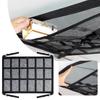 Anti Sagging Luggage Car Roof Top Ceiling Cargo Net Pocket Mesh Organizer Bag For SUV Van Camping Cab 3Sizes