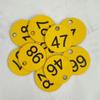 Plastic Beehive Tags 3.5CM Number Plate Beehive Mark Board Tag  Bee Hive Mating Box Mark