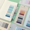 Morandi Color PET Sticky Notes Set - Index Tabs & Colored Notepad Combo