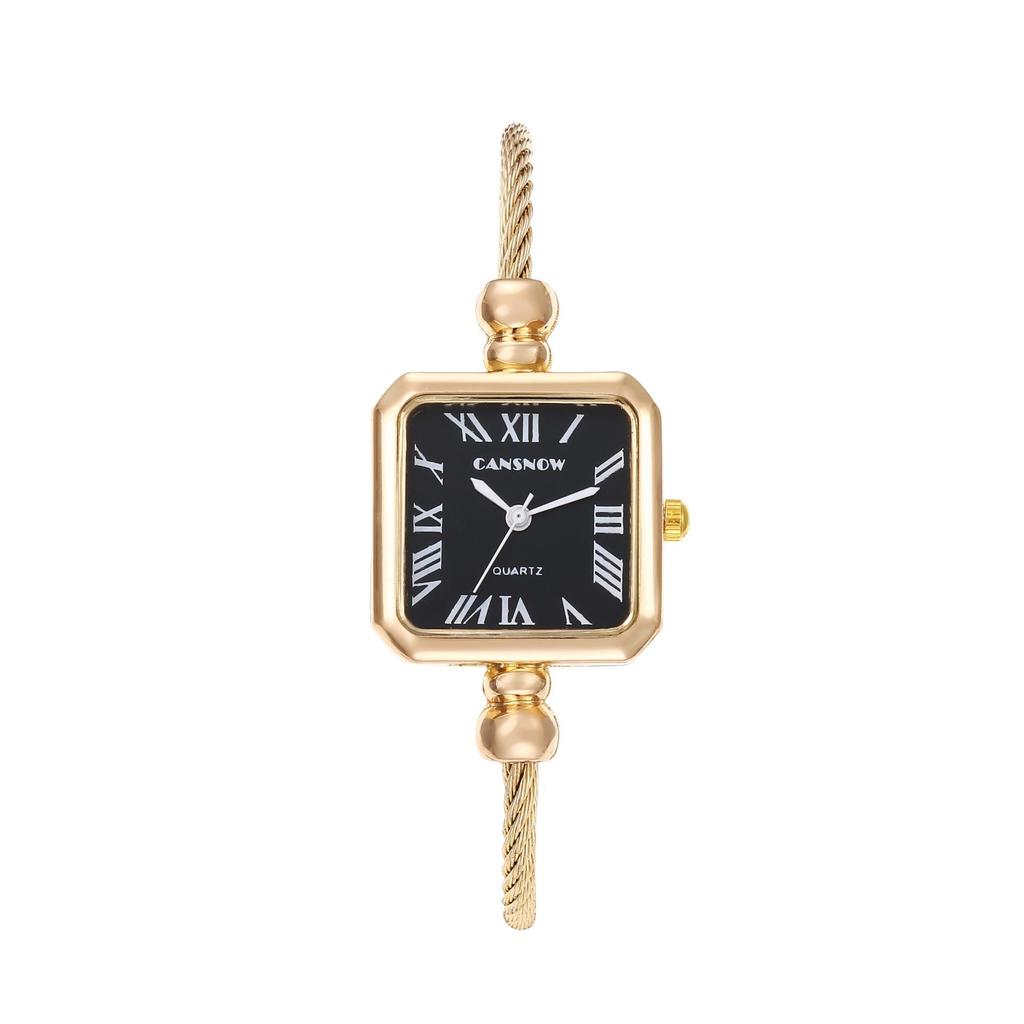 CANSNOW Luxury Fashions quare Watch For Women Bracelet Creative Girl Student Quartz Wristwatches Gift