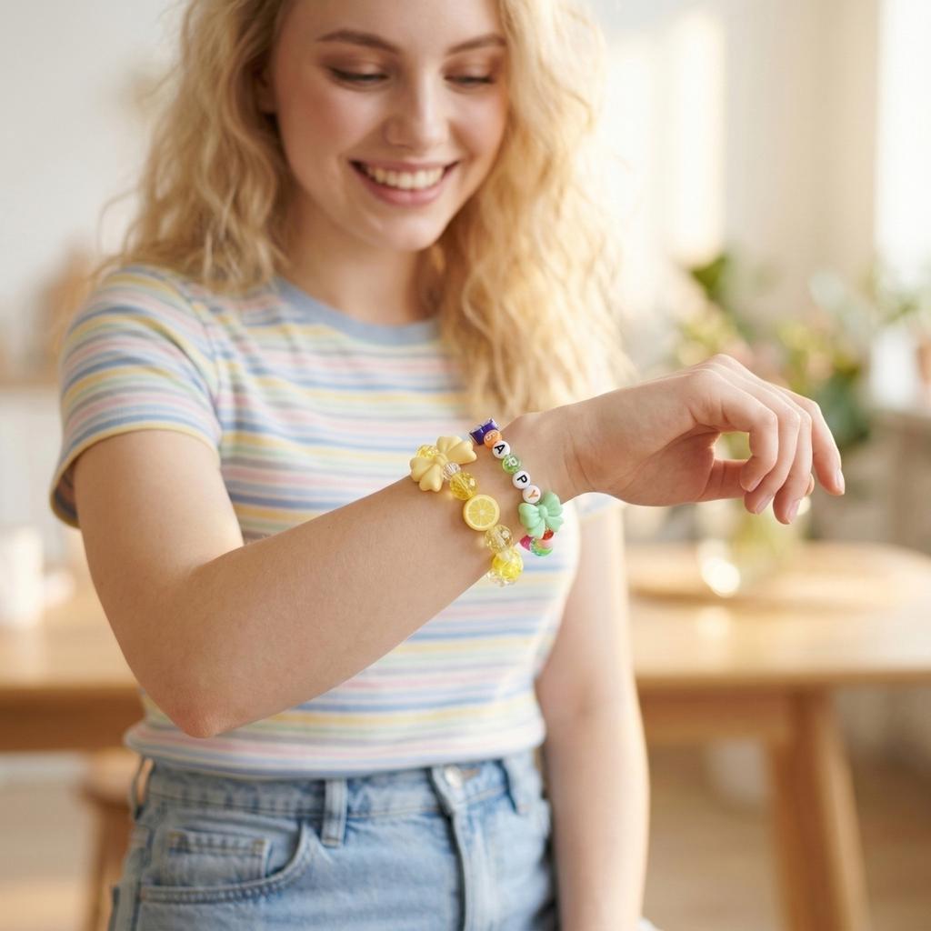 3123 Sets Of Various Acrylic Bead Sets Suitable For DIY Beading Of Bracelets And Hand Strings