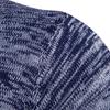 Long Sleeve Patchwork Men Sweater Autumn Winter O-Neck Stretchy Knitted Pullover Sweater Streetwear