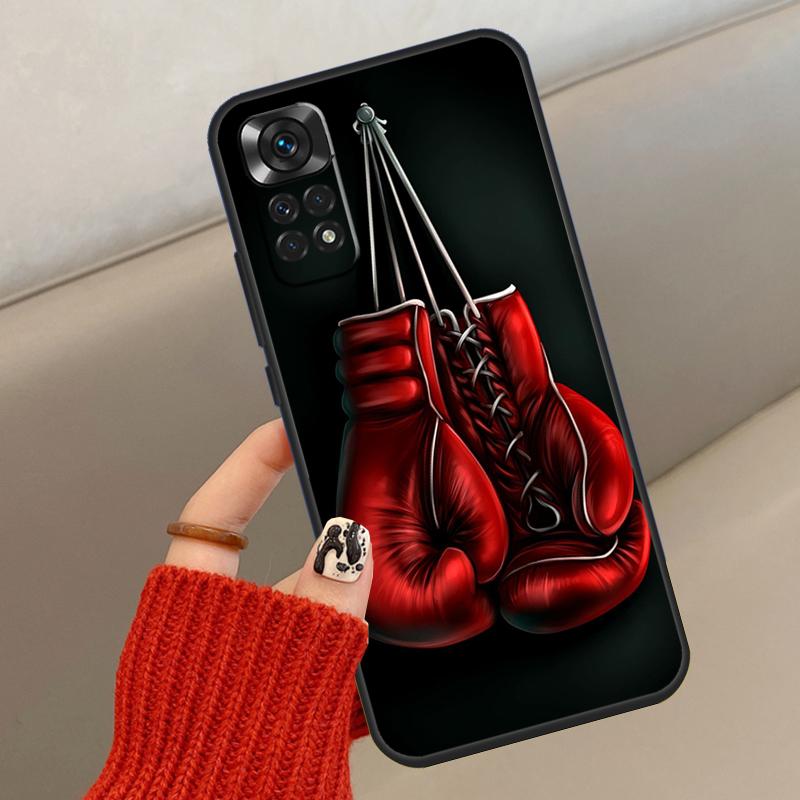 

I Love Boxing Case For Xiaomi Redmi Note 13 12 11 10 14 15 Pro Plus Cover For Redmi 15C 14C 10C 12C 13C 15 Redmi 15 5G
