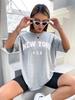 U.S.A York USA City Street Printed Women T Shirts Summer T-Shirt Plus Size Clothing O-Neck Shor