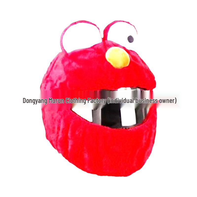 Motorcycle Helmet Decoration: Cartoon Rabbit, Toothless, Pumpkin Head Covers