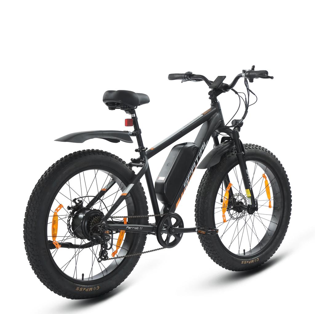 SPATIAL Parrot Men’S All-Terrain Electric Bicycle 250W Motor 48V13AH Battery Outdoor Riding Electric Bike 26 Inch Off-Road E-Mountain Bike