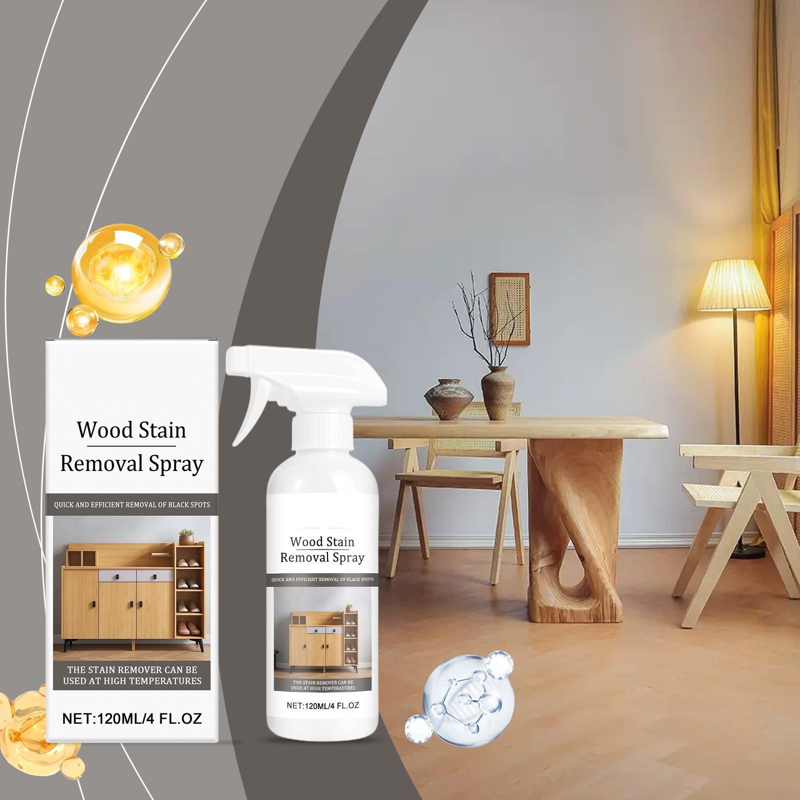 

Спрей для удаления морилки с дерева; Средство для удаления пятен с мебели; Средство для удаления пятен с мебели и деревянных полов(100мл) One Size