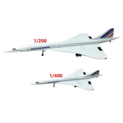 1: 200 And 1:400 Concorde Air France And Concorde British Airways Supersonic Aircraft Alloy Diecast Model Static Display