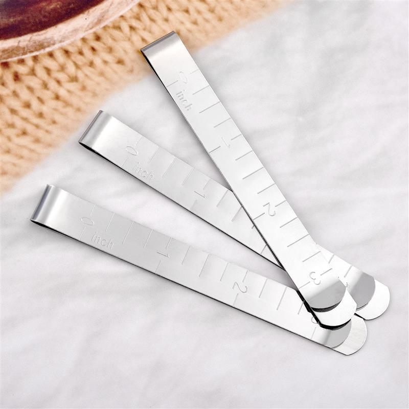 1/3/5Pcs Metal Sewing Crimping Clip Stainless Steel Sewing Clips For DIY Clothing Stitching Pinning Marking Quilting Ruler Tool