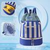 Kids Waterproof Swimming Backpack Breathable Mesh Portable Beach Storage Bag for Outdoor Travel Pool Activities