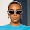New Y2K Sports Punk Sunglasses ladies Designer Square Goggle Men Luxury  Sun Glasses UV400 Colorful Mirror Fashion Eyewear