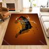 1PC Dynamic dunk silhouette basketball poster Carpet for Living Room Bedroom Sofa Home Decor Rus Non-slip Floor Mat Luxury Gift