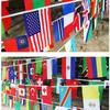 Xvggdg  48pcs   2026 Football Cup Flag 14x21cm  Small World Flag Hanging Flag NEW Cup Countries Flag for Bar Bunting Decoration