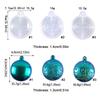 3 Styles DIY Christmas Series Keychain Silicone Epoxy Mold DIY Necklace Pendant Jewelry Crafting Mold for Christmas Gift