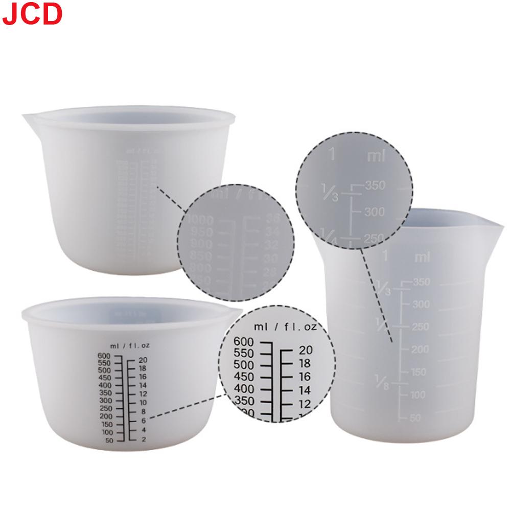 1000ml 600ml 450ml 350ml 250ml 100ml 30ml Measure Cup for Resin Supplies Silicone Measuring Cup for Resin Epoxy DIY Craft Tool