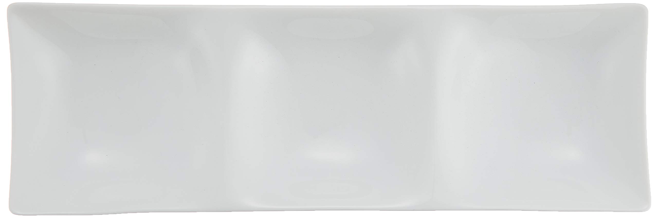 

Tableware East Buffet Divided Plate, 3-Serving Plate, 25.8cm, White, белый