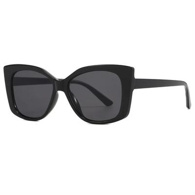 Vintage Square Frame Cat Eye Sunglasses for Women Men Retro Mirror Lens Outdoor Sun Glasses Black Designer Fashion