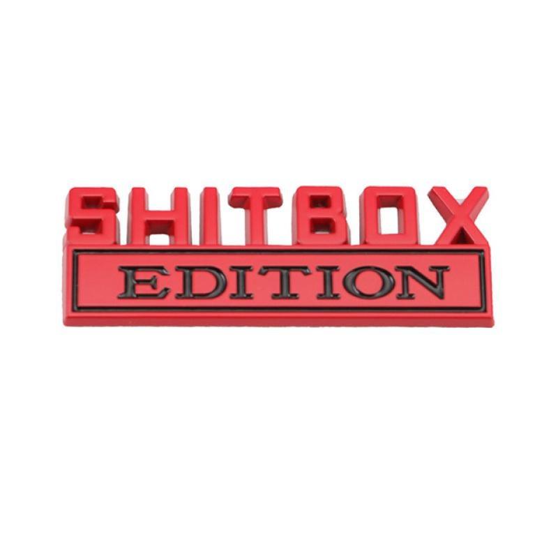 Autoaufkleber Metall SHITBOX Edition Plakette Emblem Kühlergrill für Ford F150 F250 F350