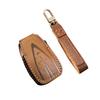 Crazy Horse Leather Key Cover for Changan CS75plus, Oushang X7, Yidong, and CS35