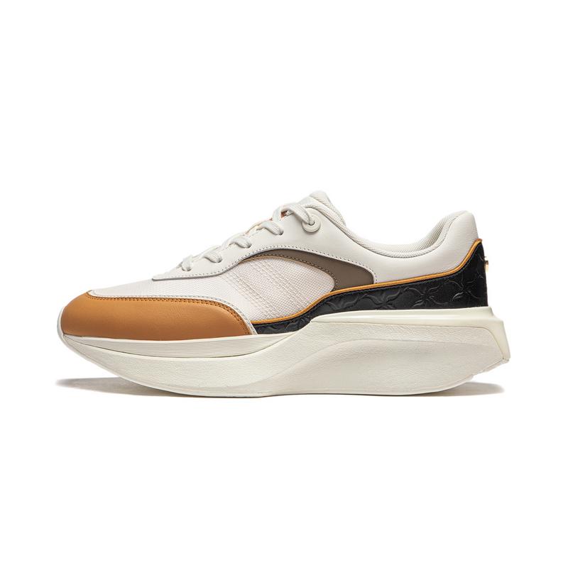 

Li-Ning 1990 Xuanji Comfortable Versatile Shock Absorbing Durable Low-Top Running Shoes Men Sneakers White Black Brown ALJU009-2 41